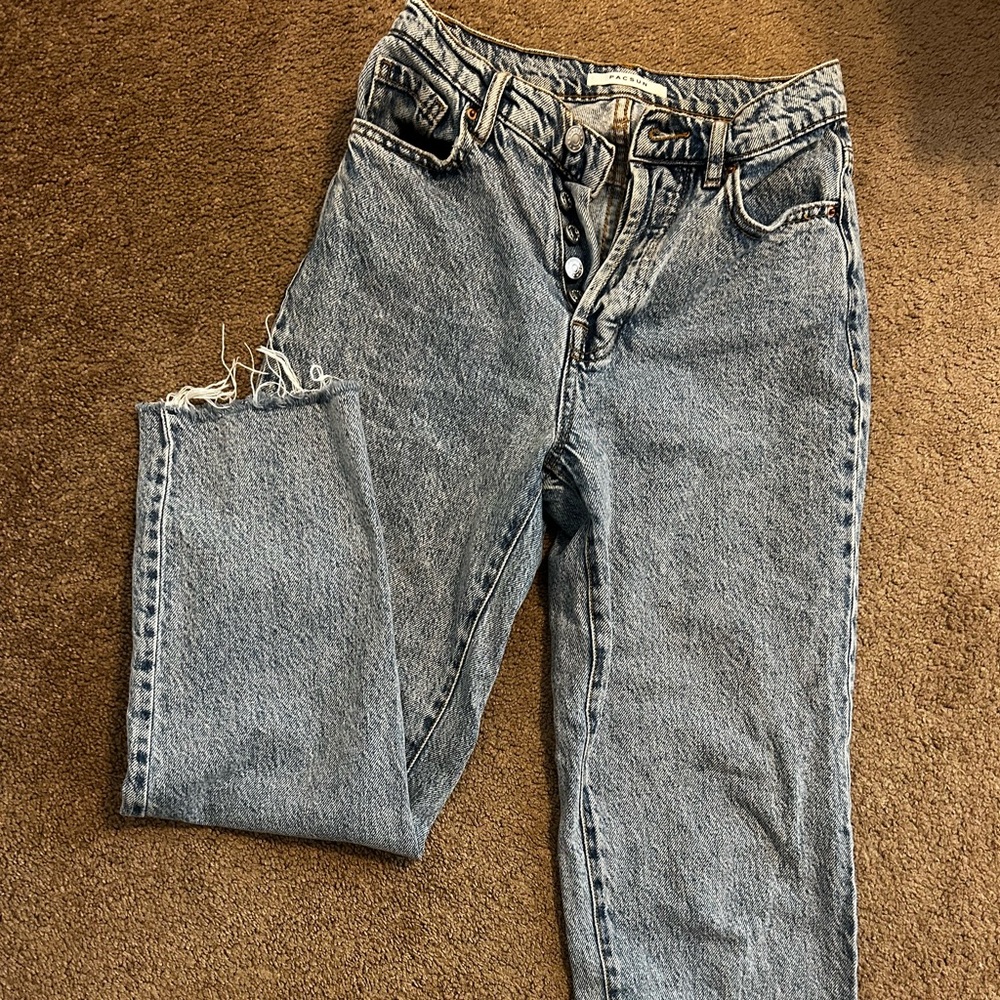 PacSun Blue Straight Leg Jeans Classic Denim